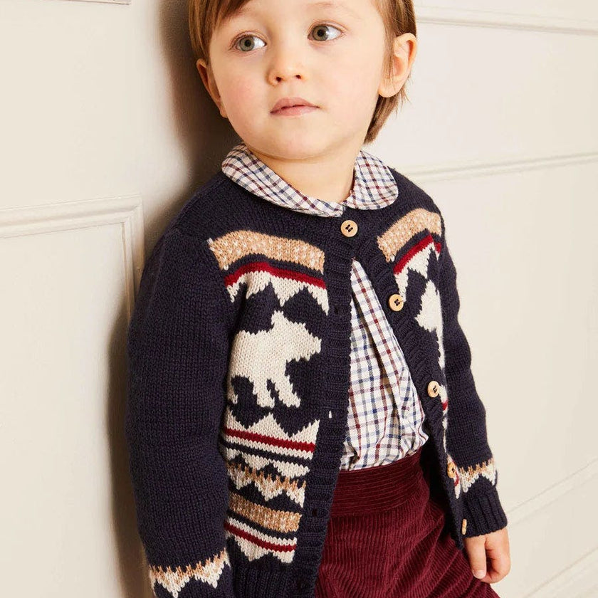 Corduroy Trousers in Burgundy (18mths-5yrs)