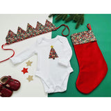 My Little Shop UK X Maisonette Exclusive Liberty Of London Baby'S First Christmas Gift Set, Red
