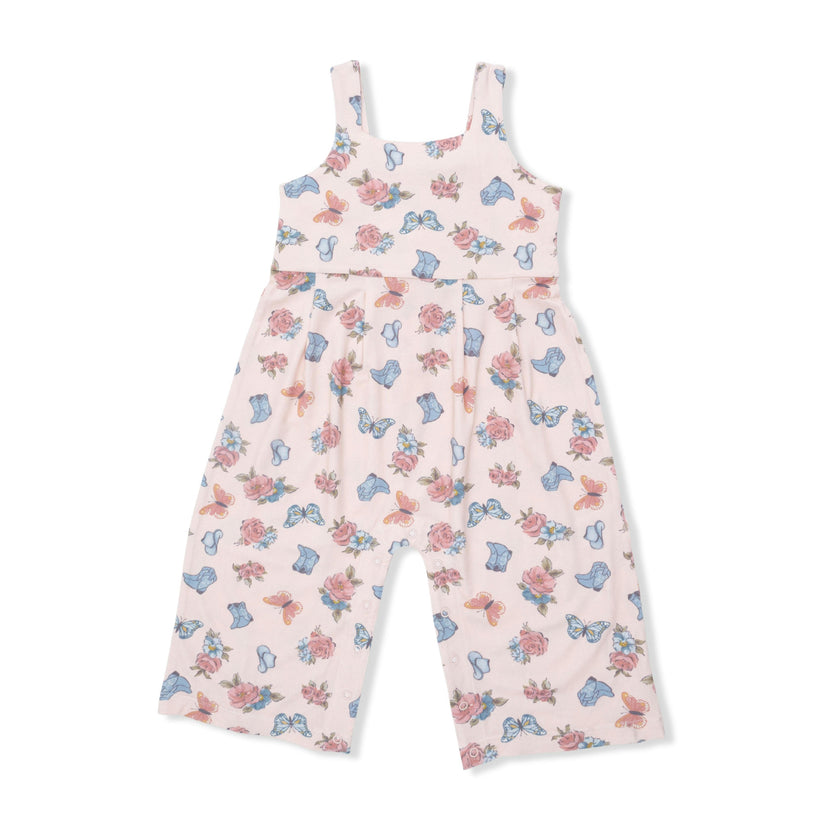 Country Girl Boots - Wide Leg Jumpsuit