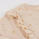 Mini Stars Gold Foil Millie Ruffle Boxy