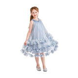 Light Blue Elaris Floral Gown