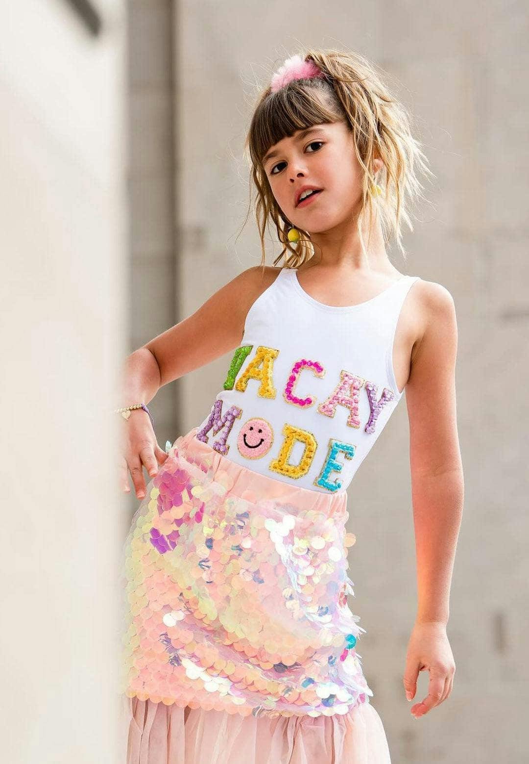 Crystal Vacay Mode Sleeveless One-Piece Swimsuit