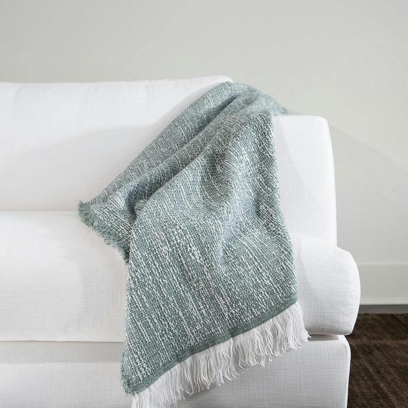 Crosshatch Stain Resistant Indoor Outdoor Throw