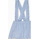 Nicky Hilton x La Coqueta Blue Whitney Girl Pinafore Skirt