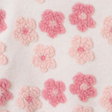 Girls Zip-Up Sherpa Jacket | Floral