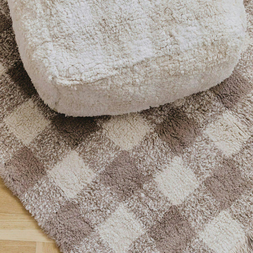 Pouf Vichy Ivory