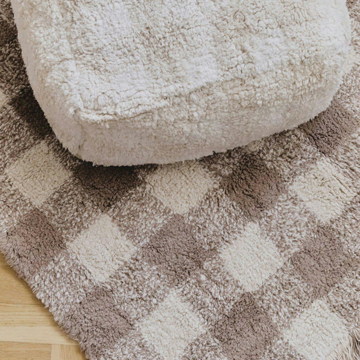 Pouf Vichy Ivory