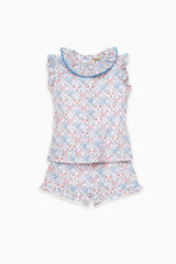 Rombo Azul Short Set