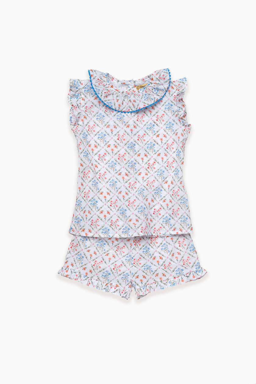 Rombo Azul Short Set