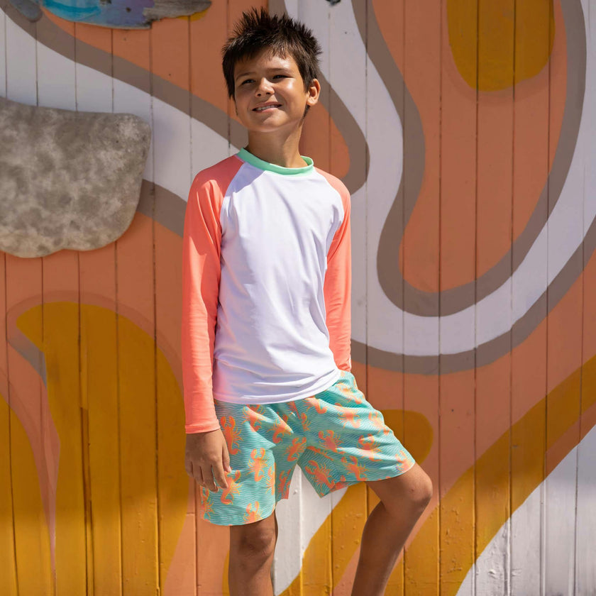 Sustainable Comfort Lined Drawstring Swim Short