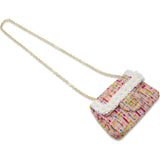Classic Tweed Pearl Handbag