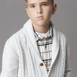 Organic Shawl Collar Cardigan