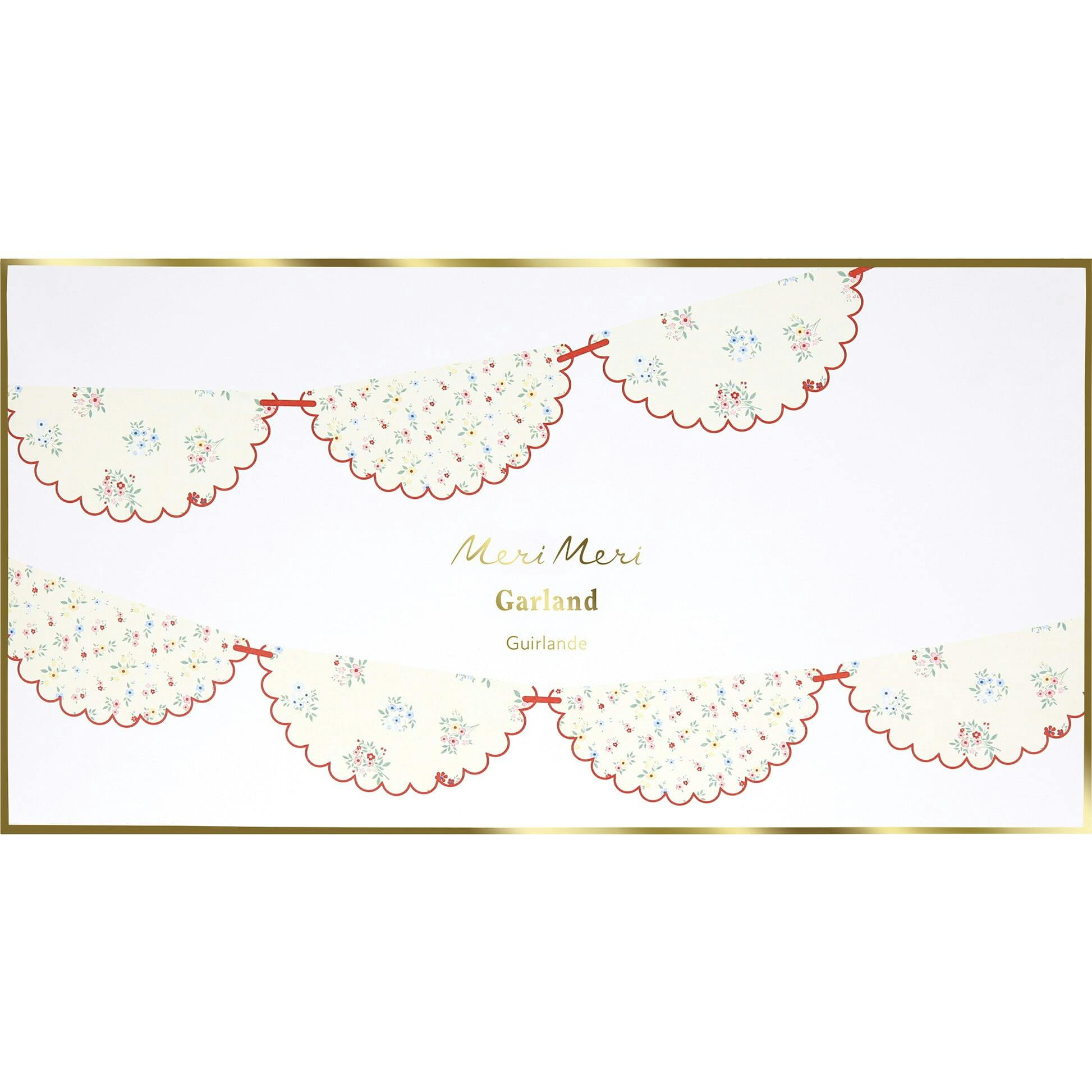 Ditsy Posy Paper Garland