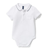 Polo Bodysuit, white