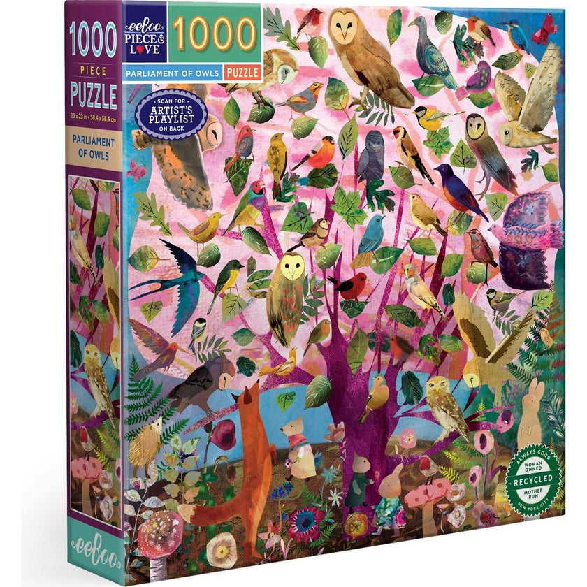 Piece&Love: Parliament of Owls - 1000 pc Puzzle