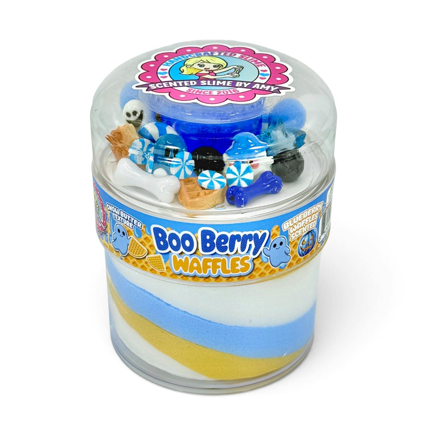 Boo-Berry Waffles Slime