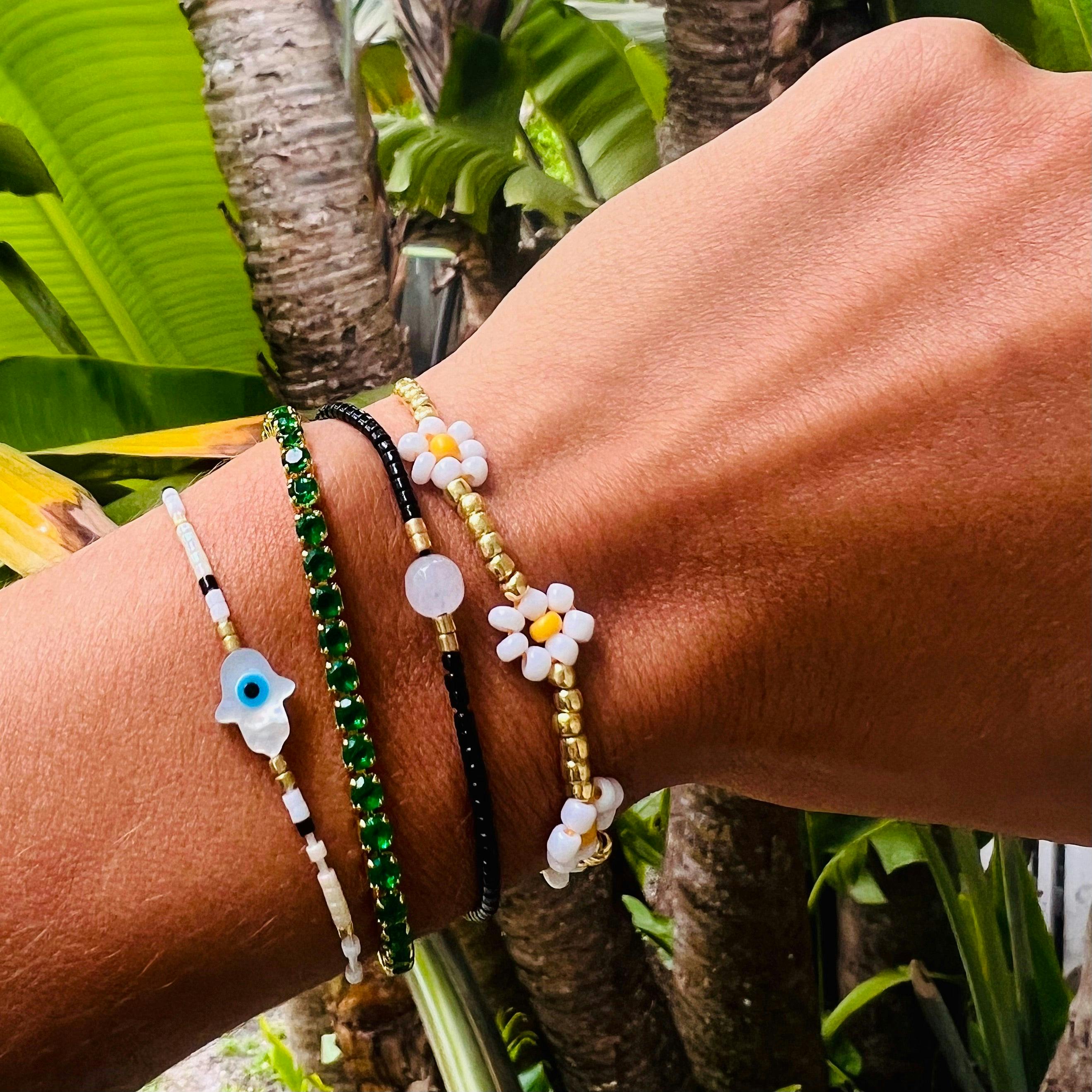 Hand of Fatima Beaded Bracelet