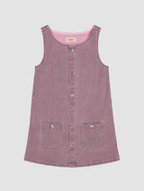 Hana Dress | Pink Houndstooth