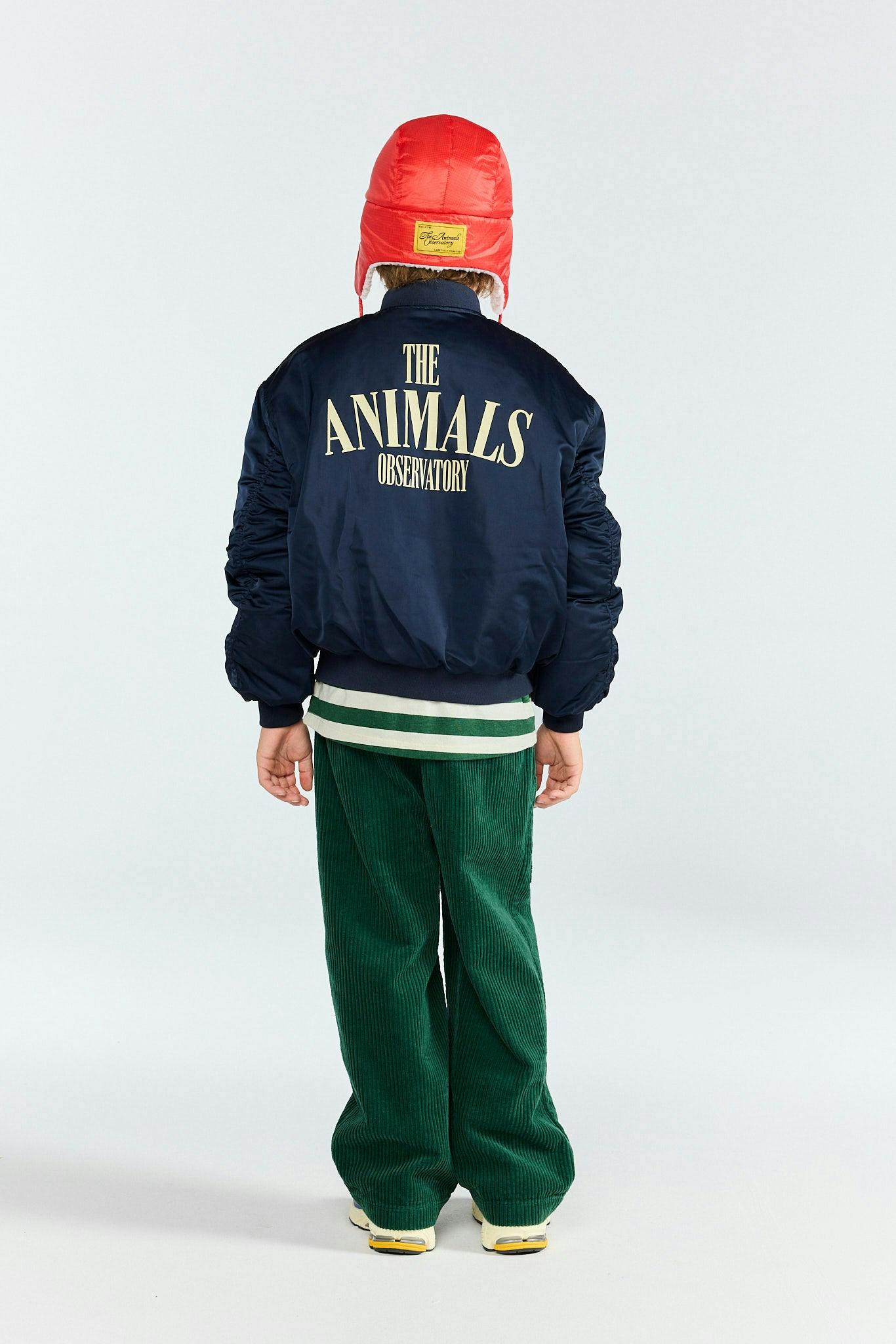 Navy Panda Bomber Jacket