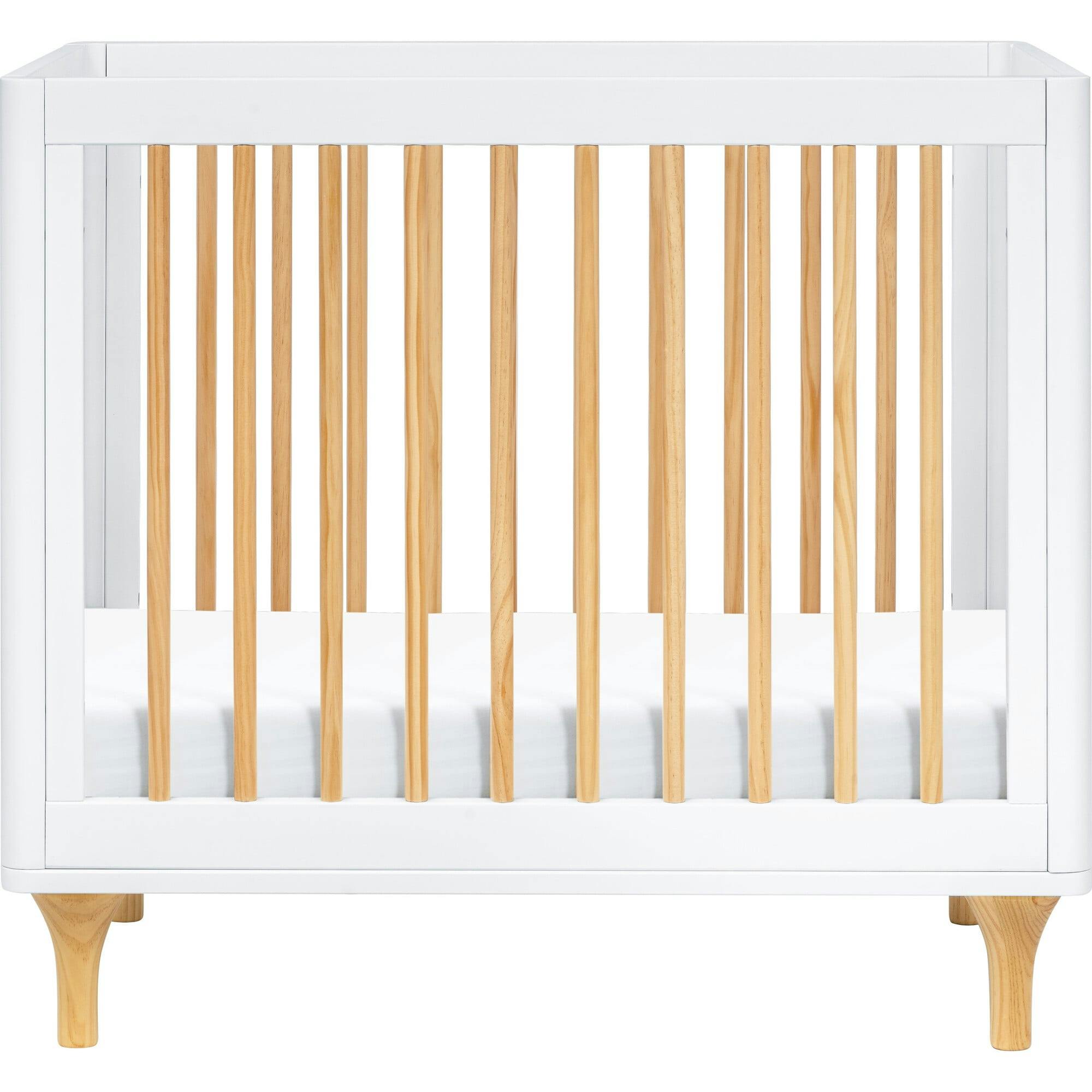 Lolly 4-in-1 Convertible Mini Crib and Twin Bed with Toddler Bed Conversion Kit