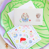 Bunnies In The Garden Overalls Sticker Set