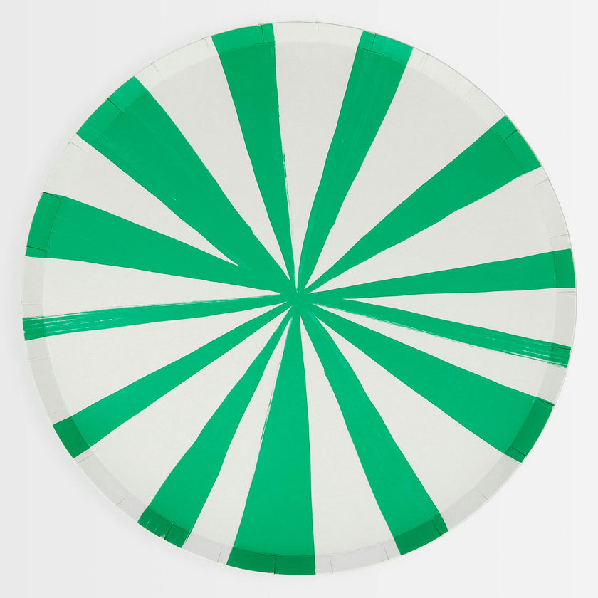 Mixed Stripe Dinner Plates