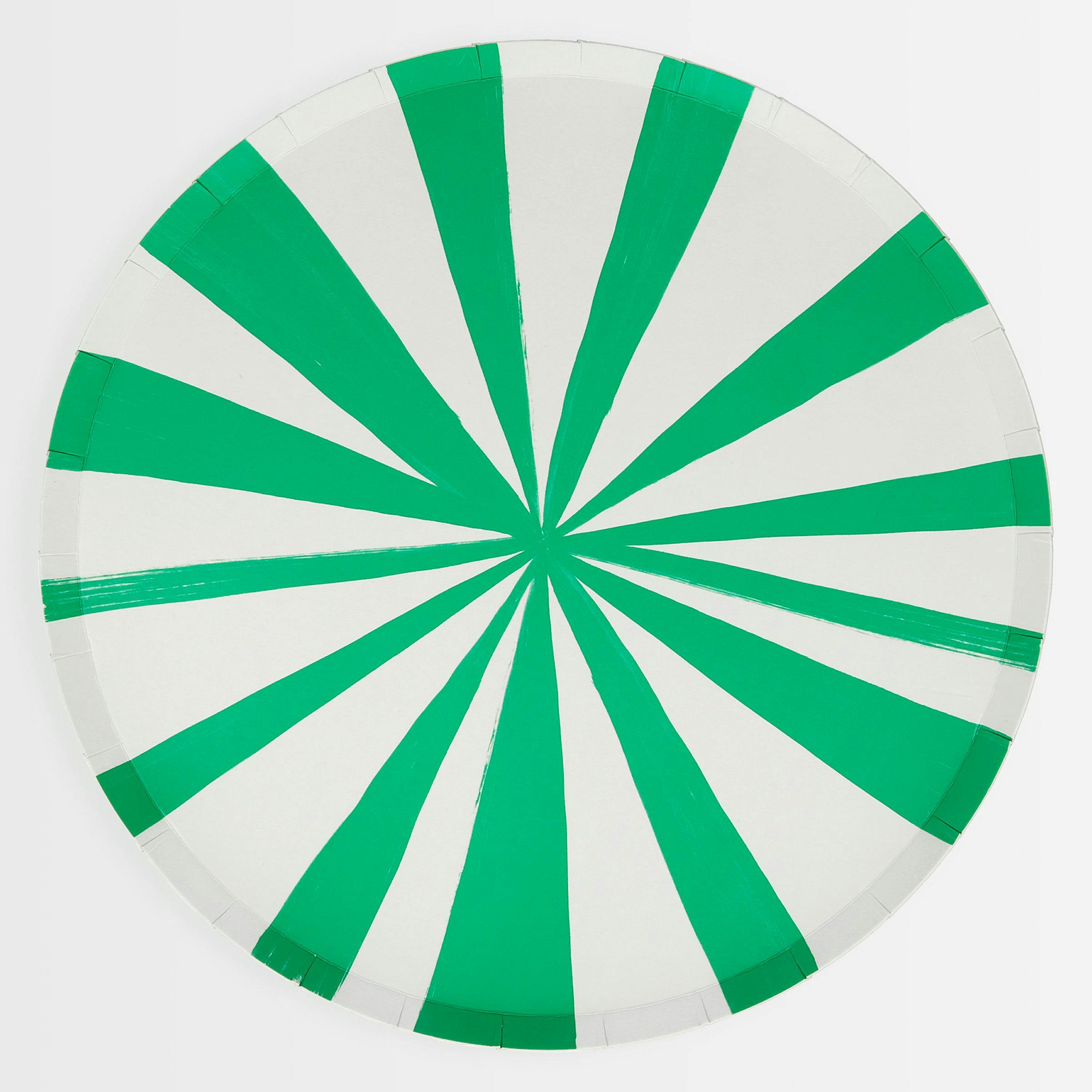 Mixed Stripe Dinner Plates