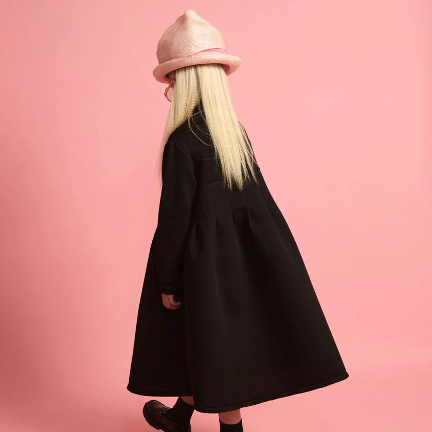 Neoprene Turtleneck Dress