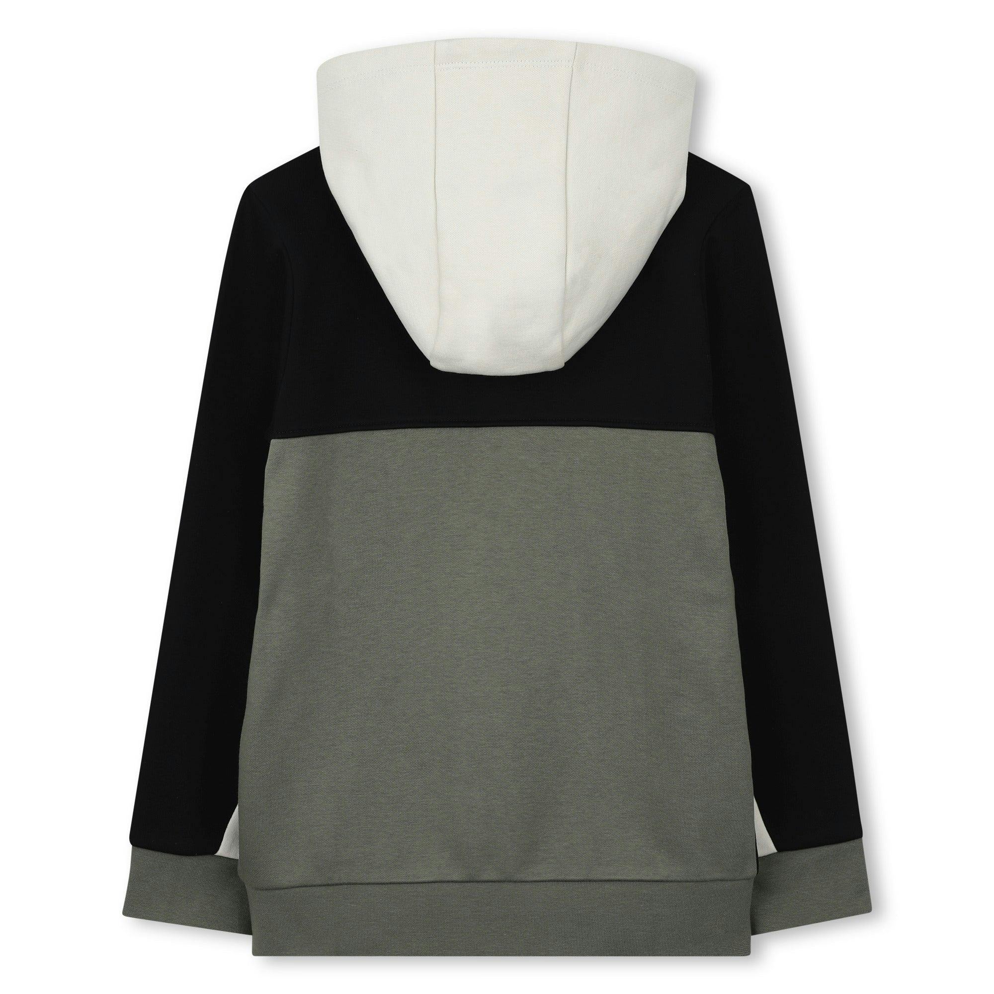 Gray Hooded Cardigan