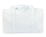 The Duffle Bag in Blue Gingham