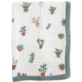 Cotton Muslin Baby Quilt - Prickle Pots