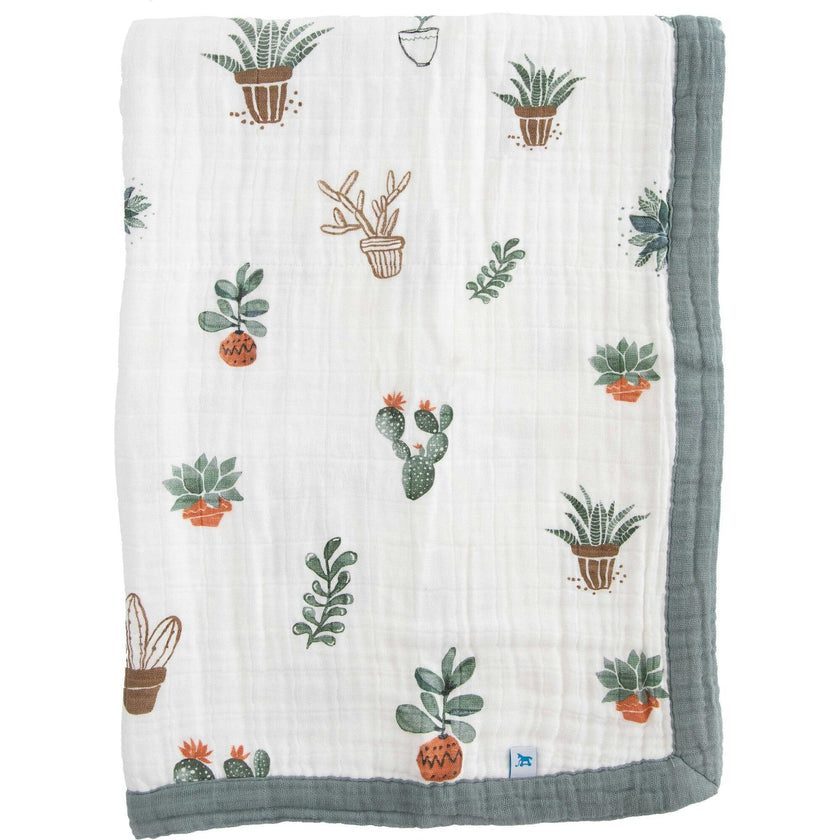 Cotton Muslin Baby Quilt - Prickle Pots