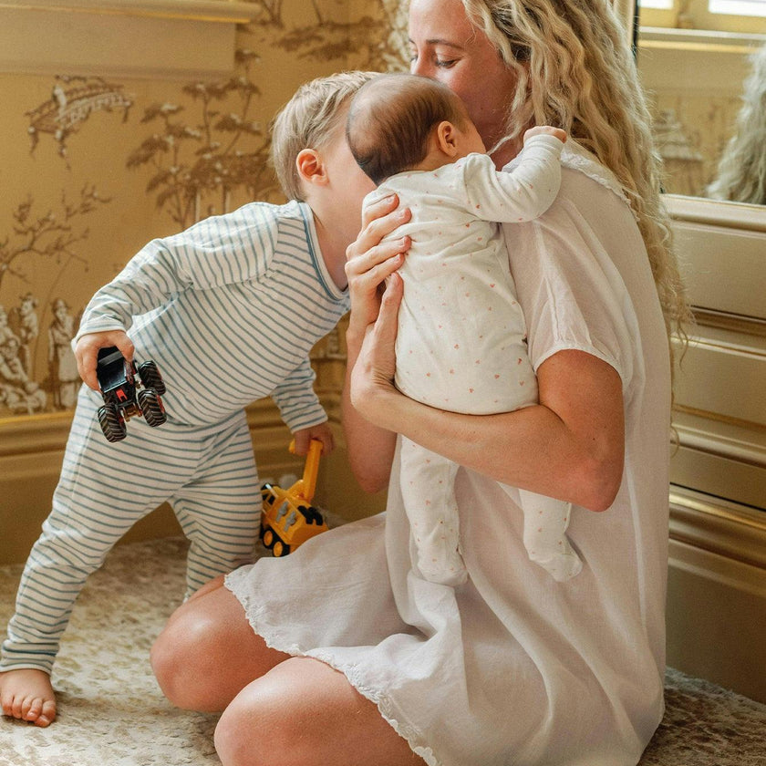 Marley Zip Pajama, Rose Hearts