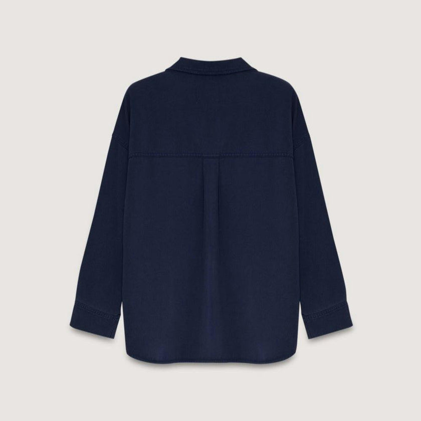 TNS Tencel Woman Shirt Infinite Navy_Sampling
