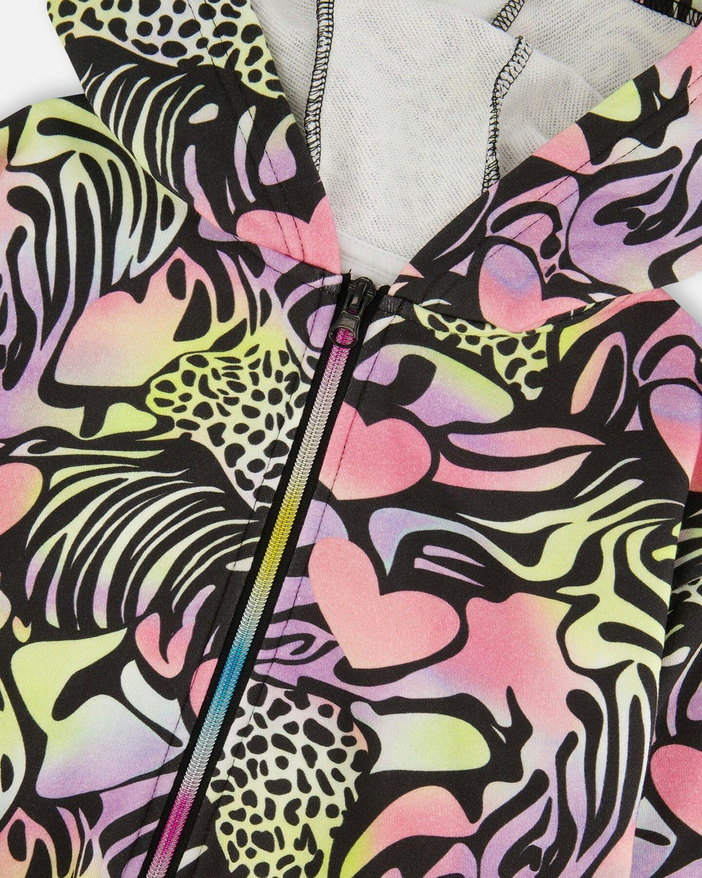 Zip Front French Terry Hoodie