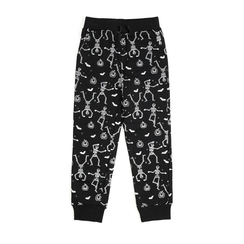 Glow In The Dark Silly Skelly Halloween Jogger