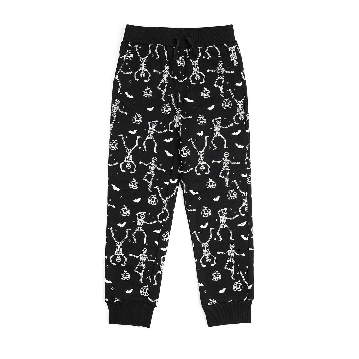 Glow In The Dark Silly Skelly Halloween Jogger