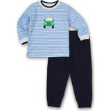 Stripe Knit Shirt With Safari Jeep