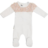 Lace Yoke Footie