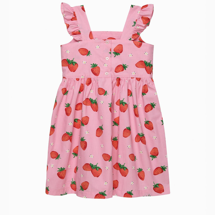 Adelina Summer Dress in Strawberry