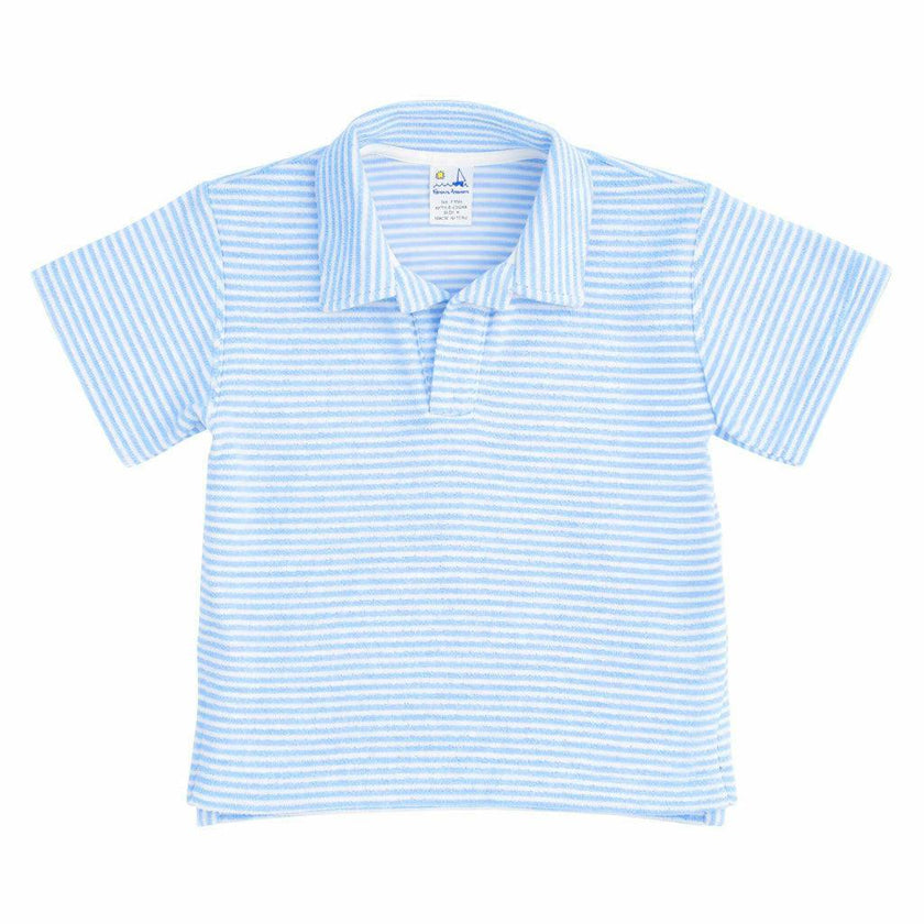 Stripe Terry Polo