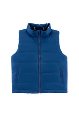 Casey Reversible Lightweight Down Puffer Vest, Navy Lightning