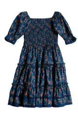 Mini Madeline Dress in Midnight Vibrant Chintz
