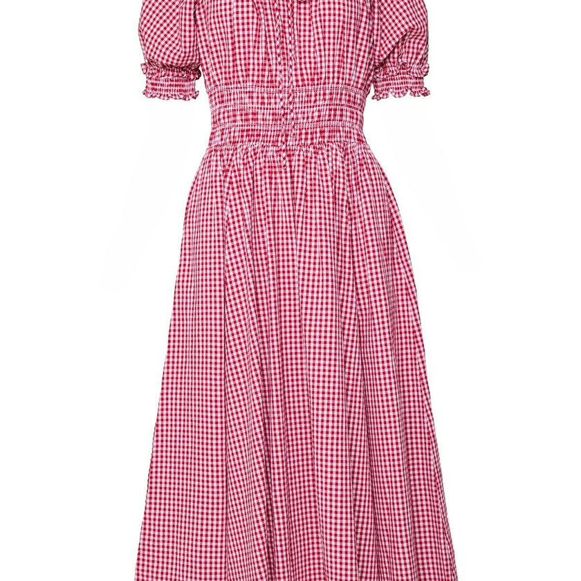 Jessie Dress in Red Gingham