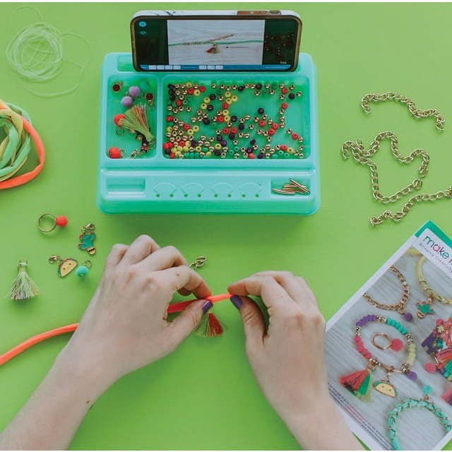 Neo-Brite Chains & Charms Kit: Create 10 Unique Cord & Tassel Charm Bracelets