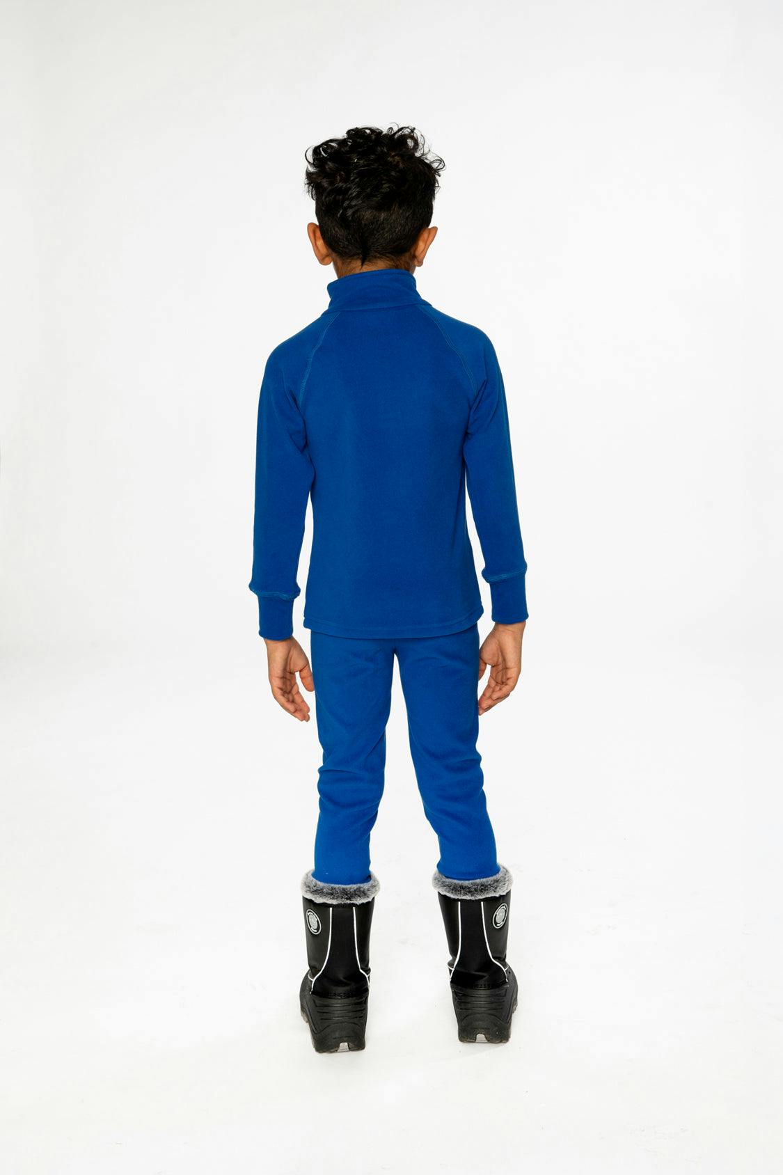 Two Piece Thermal Underwear Royal Blue