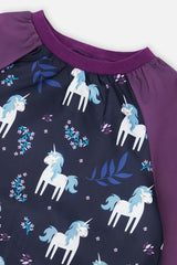 Toddler Girl Girl Unicorn Practical Durable Protective Apron