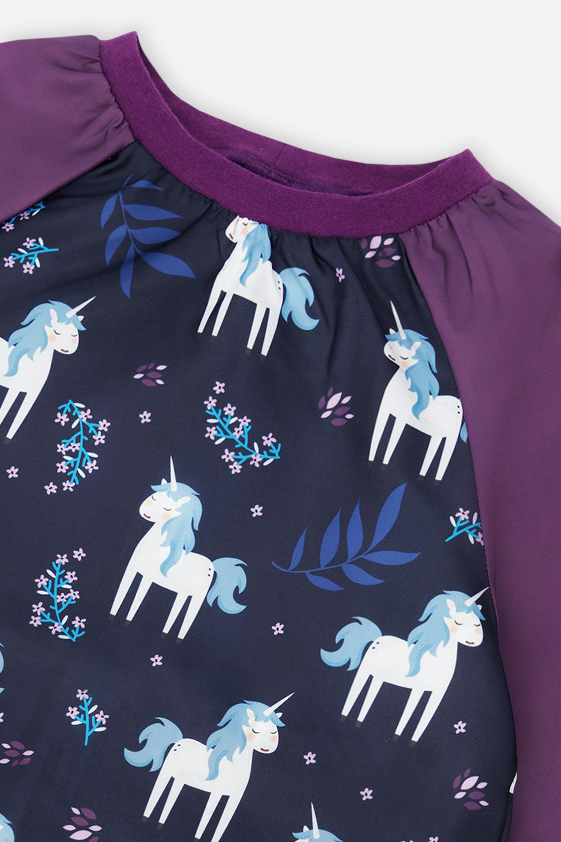 Toddler Girl Girl Unicorn Practical Durable Protective Apron