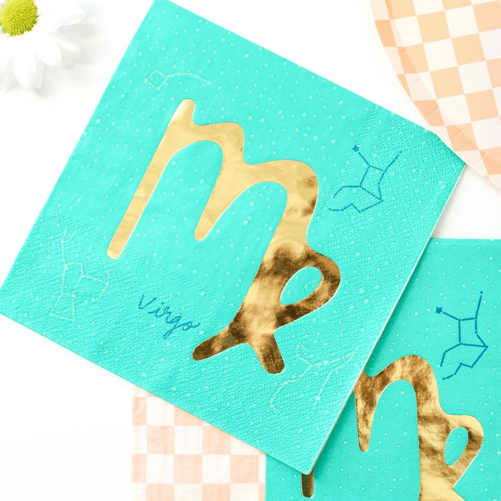 Zodiac Virgo Large Napkins