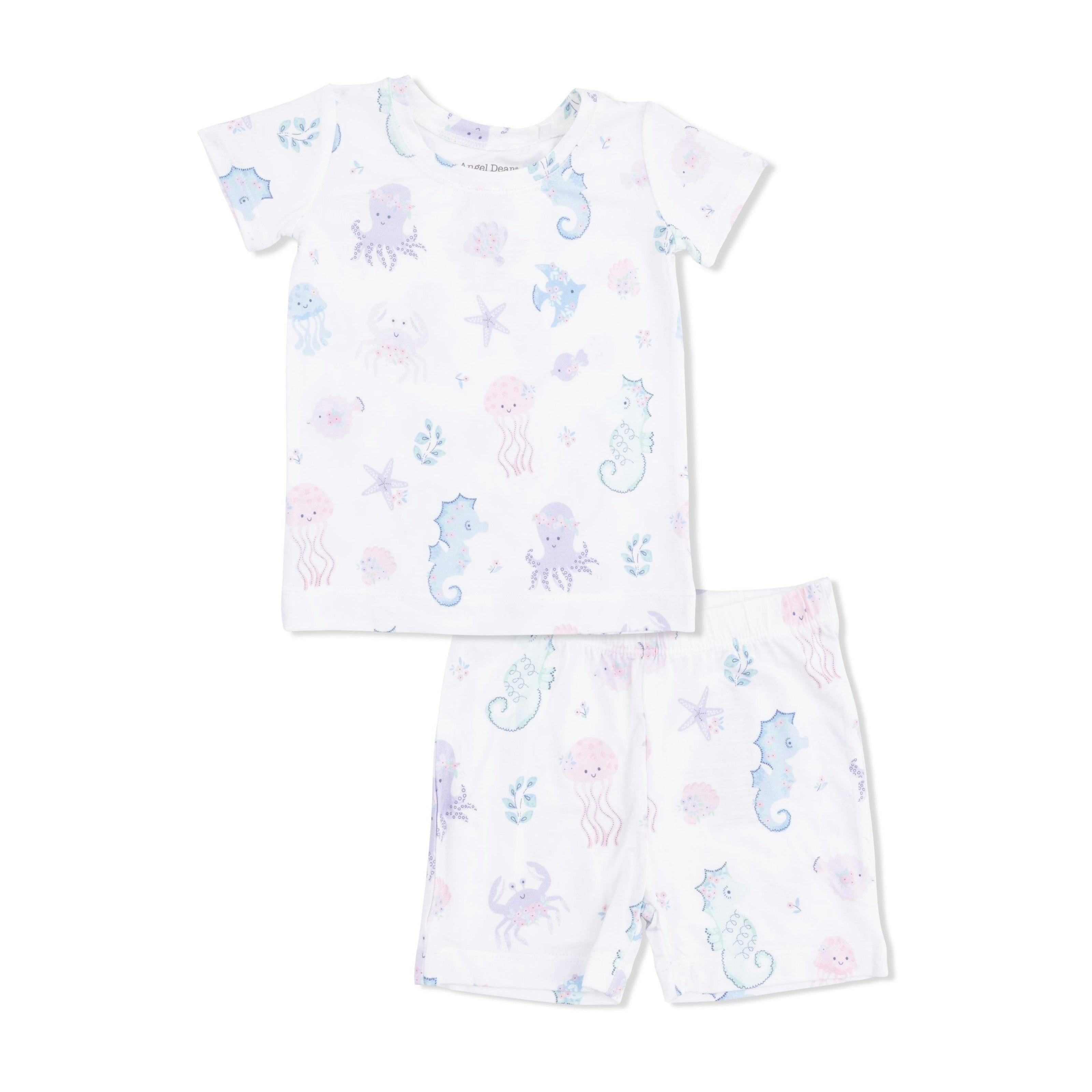Floral Sea Creatures - Loungewear Short Set